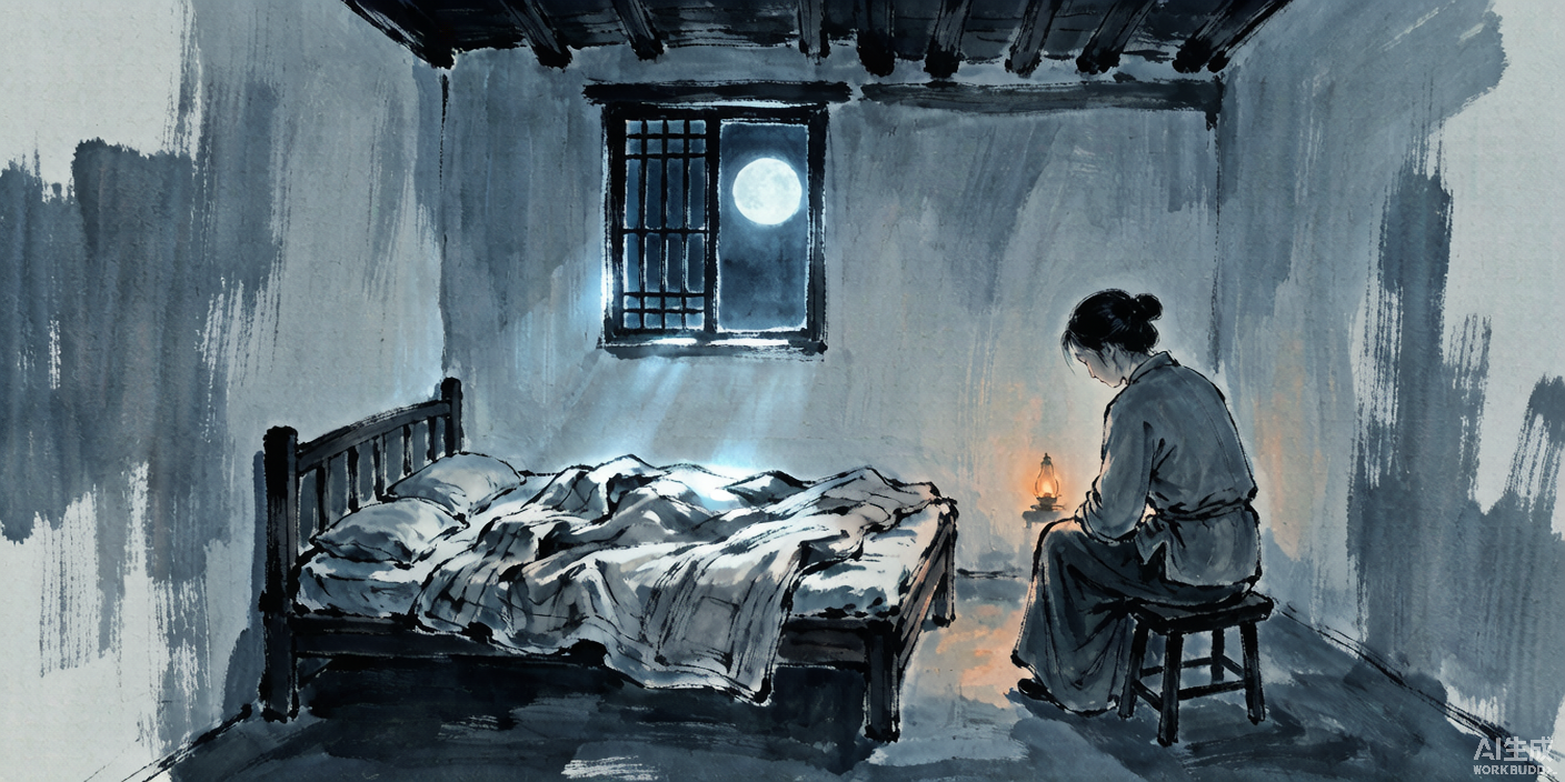 补伍夜·空床